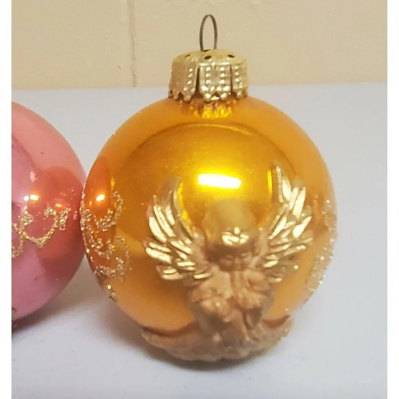 Vintage Kugelgruss Tradition Geniune Glass Angel Christmas Ornaments Germany - Picture 4 of 8